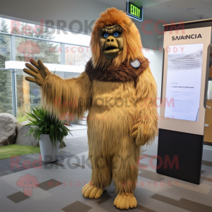  Sasquatch kostium maskotka...