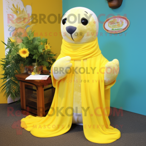 Lemon Yellow Seal maskot...