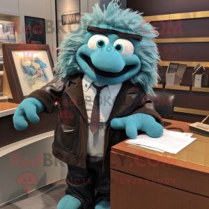 Teal Attorney maskot...