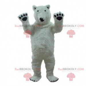 Mascotte d'ours blanc, costume d'ours polaire géant -