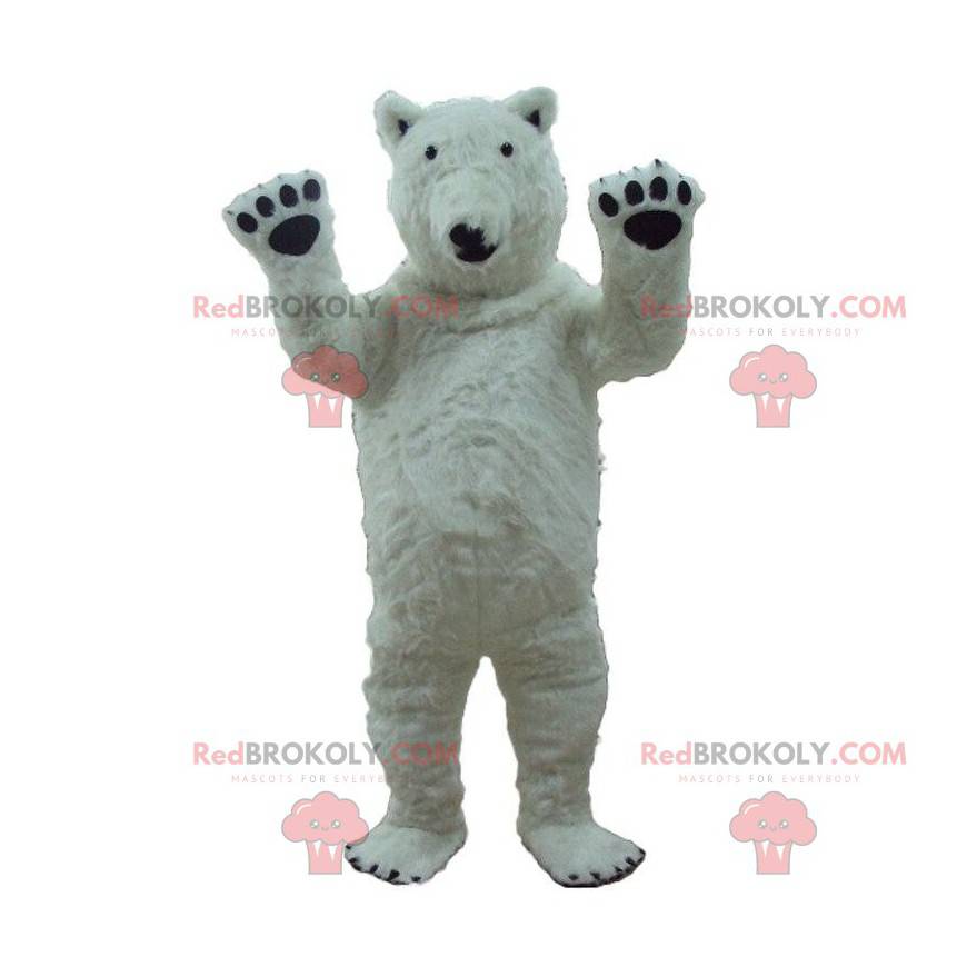 Maskotka niedźwiedź polarny, kostium gigantycznego niedźwiedzia