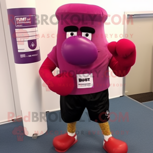 Guante de boxeo magenta...