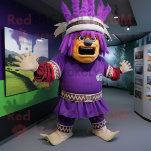 Purple Chief mascotte...