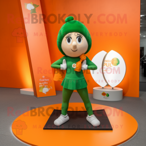 Oranje Ierse vlag mascotte...