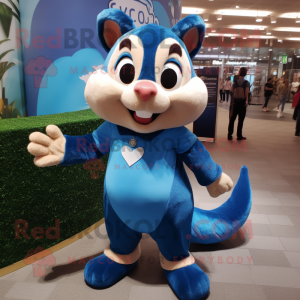 Blue Chipmunk mascotte...