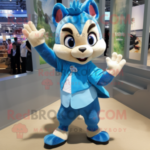 Blue Chipmunk mascotte...