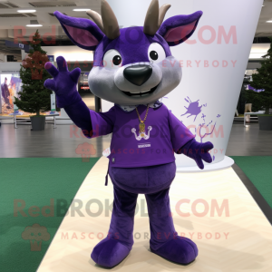 Purple Deer mascotte...