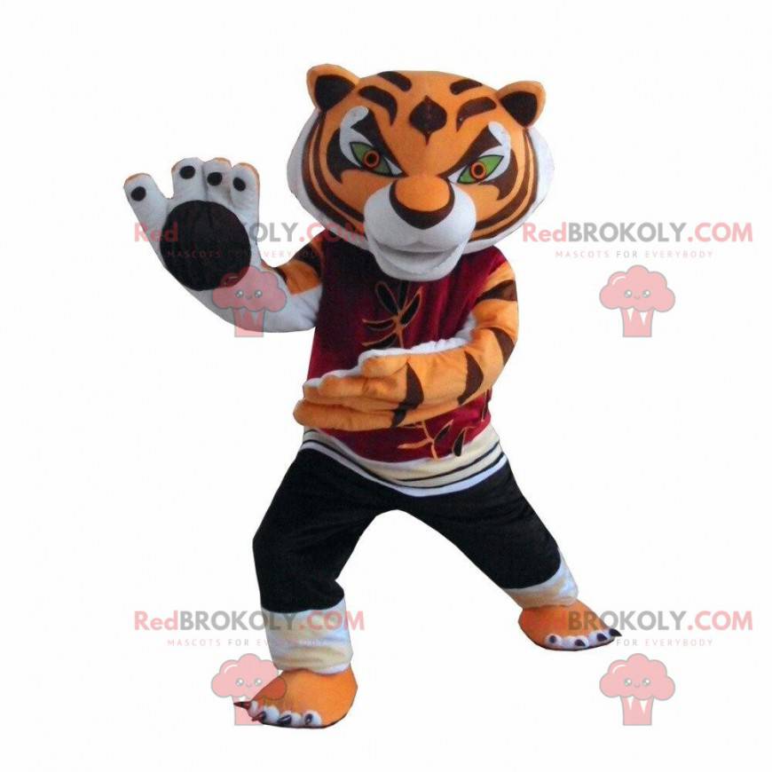 Mascot of Master Tigress, famous tiger in Kung fu panda -