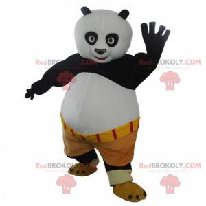 Mascot Po Ping, de beroemde panda in Kung Fu Panda -