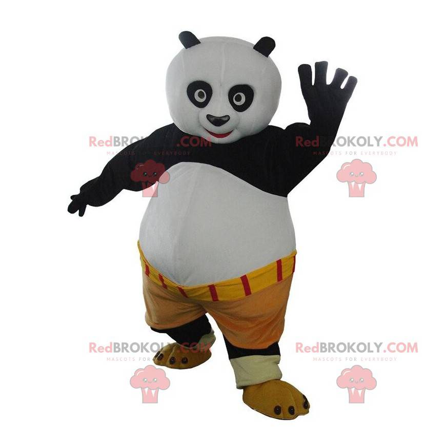 Mascot Po Ping, the famous panda in Kung fu panda -