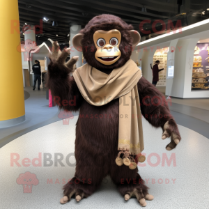 Brown Monkey mascotte...