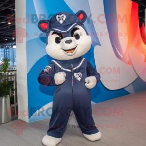 Navy Arrow Of Love maskot...