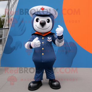 Navy Arrow Of Love maskot...
