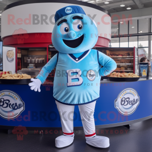 Sky Blue Bagels mascotte...
