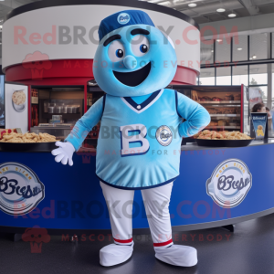 Sky Blue Bagels maskot...