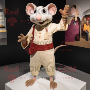 Beige Ratatouille mascotte...