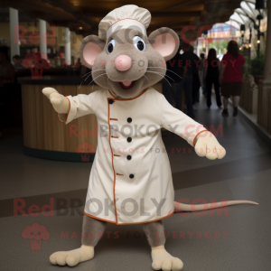 Beige Ratatouille maskot...