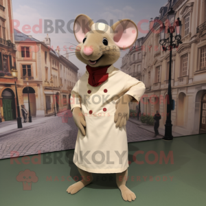 Beige Ratatouille mascotte...