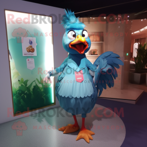Cyan Roosters mascotte...