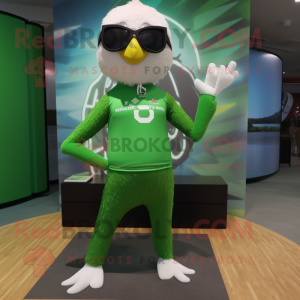 Green Eagle maskot...