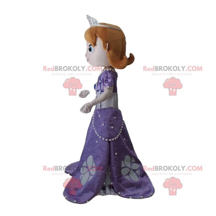 Princess Sofia mascot, princess from Walt Disney TV series -