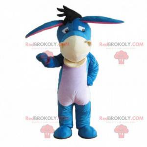 Mascot Eeyore, famoso asino blu in Winnie the Pooh -