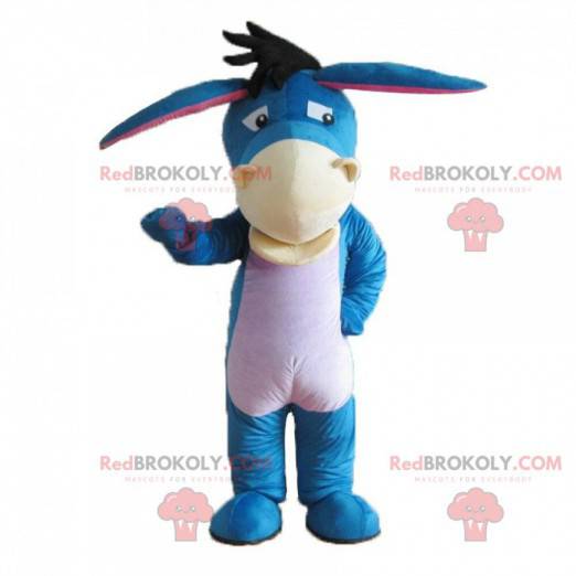 Mascot Eeyore, famous blue donkey in Winnie the Pooh -