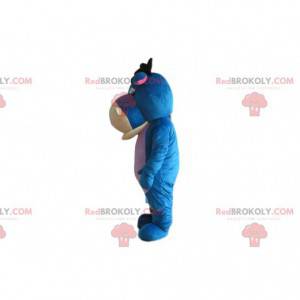 Mascot Eeyore, famoso asino blu in Winnie the Pooh -