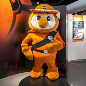 Oransje Guinness maskot...