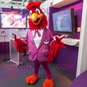 Magenta Hens mascotte...