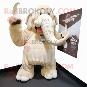 Cream Mammoth maskot...