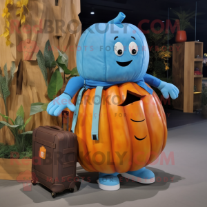 Sky Blue Pumpkin mascotte...