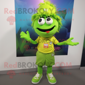 Limegrøn Jambalaya maskot...