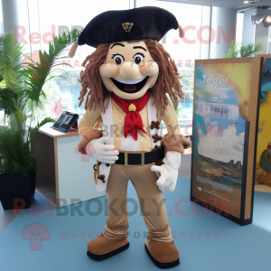 Cream Pirate maskot drakt...