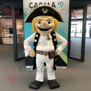 Cream Pirate maskot kostume...