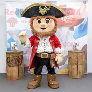 Cream Pirate maskot kostume...