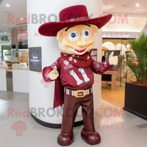 Maroon Cowboy maskot...