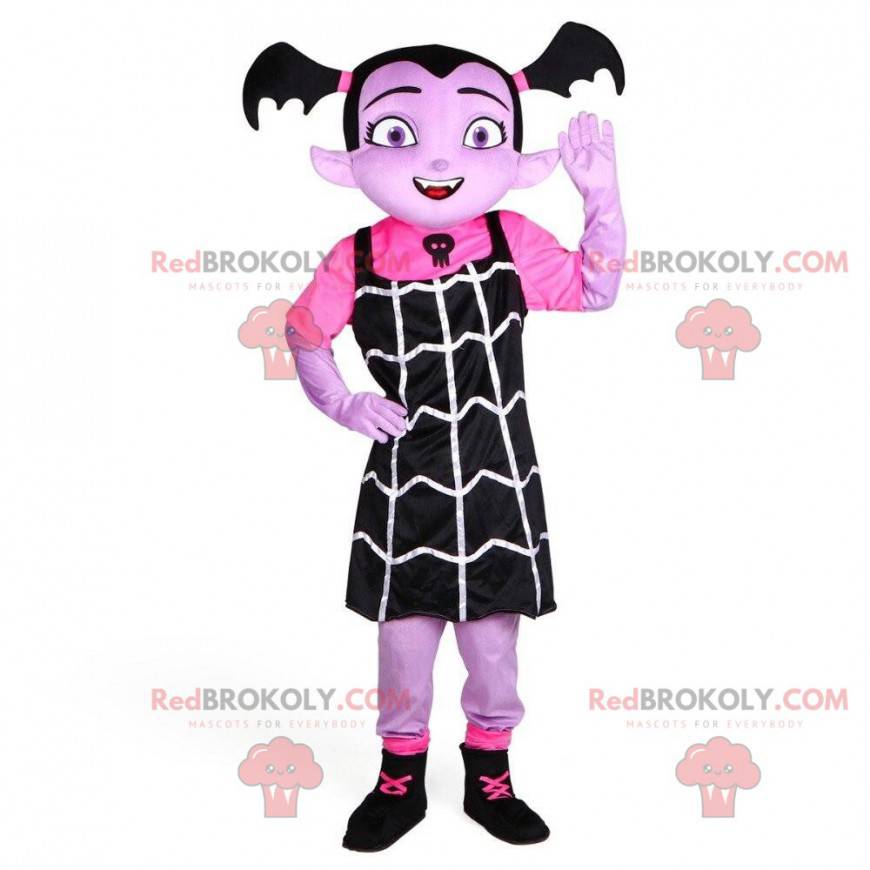 Mascote Vampirina, personagem famosa de uma série de animação -