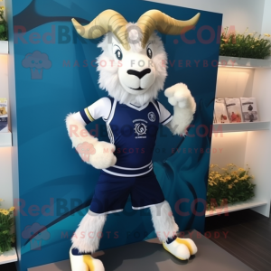 Navy Angora Goat mascotte...