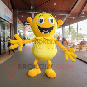 Yellow Crab mascotte...