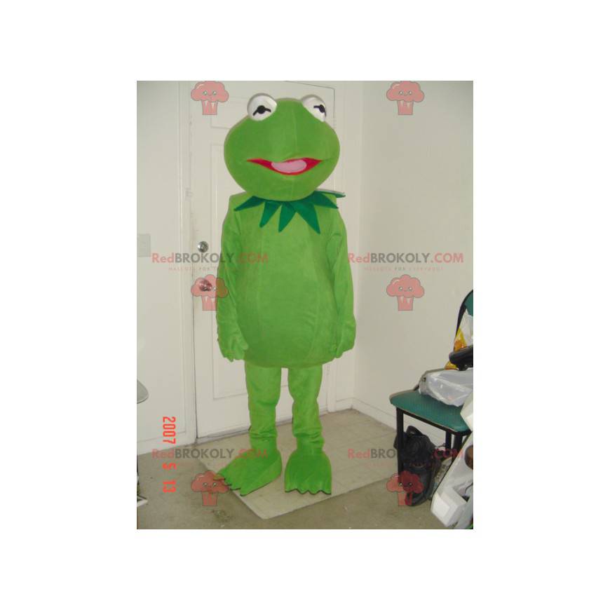 Mascot of the famous green frog Kermit - Redbrokoly.com