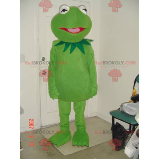 Mascot of the famous green frog Kermit - Redbrokoly.com