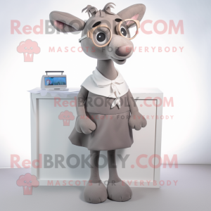 Gray Deer mascotte kostuum...