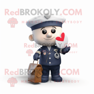 Navy Arrow Of Love maskot...