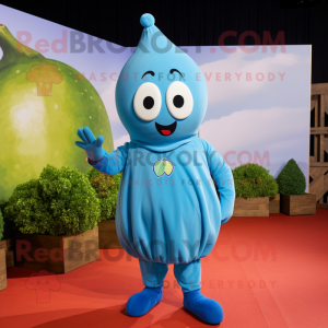 Blue Pear mascotte kostuum...