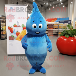 Blue Pear mascotte kostuum...