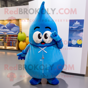 Blue Pear mascotte kostuum...