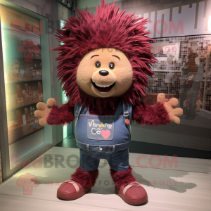 Maroon Porcupine mascotte...