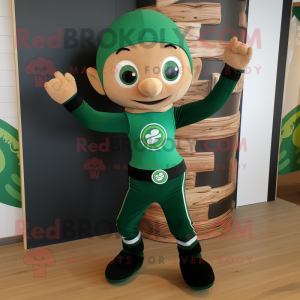 Forest Green Acrobat maskot...