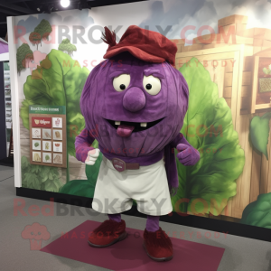 Maroon Cabbage mascotte...